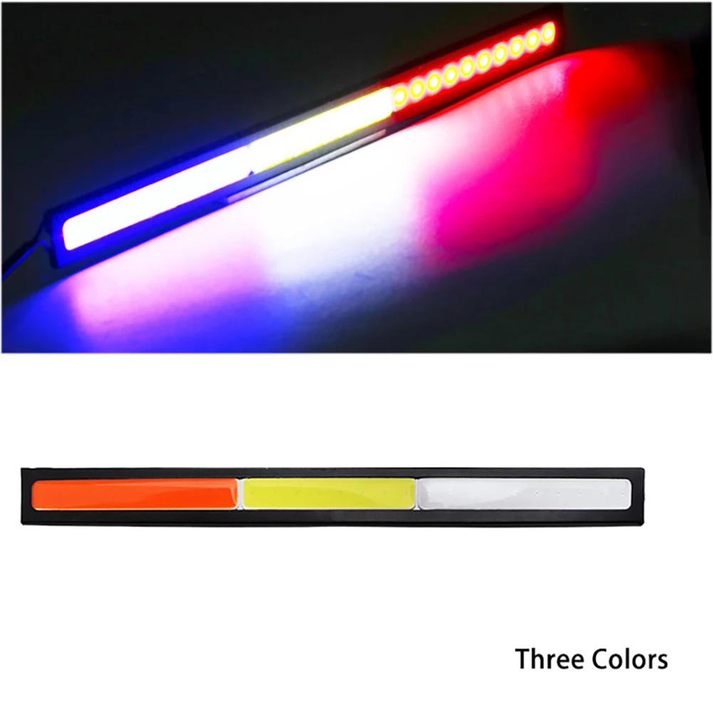 1/2pcs 17cm Universal Waterproof Daytime Running Lights COB Fog Lamp Car Styling Led Day Light DRL Lamp Fog Bar Lamp Strip Light