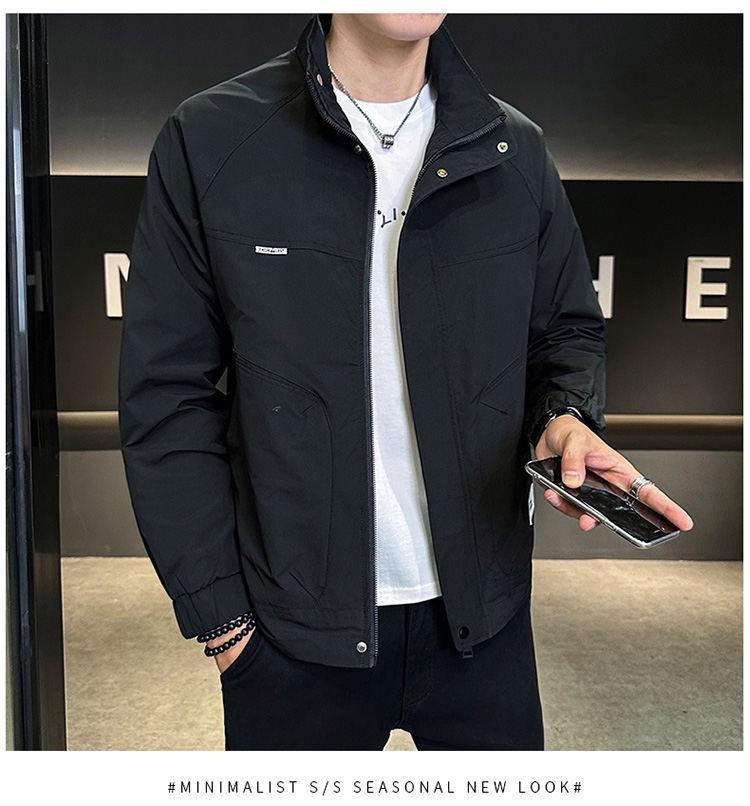 2025 Trendy Men's Versatile Cotton-Padded Jacket for Spring & Autumn