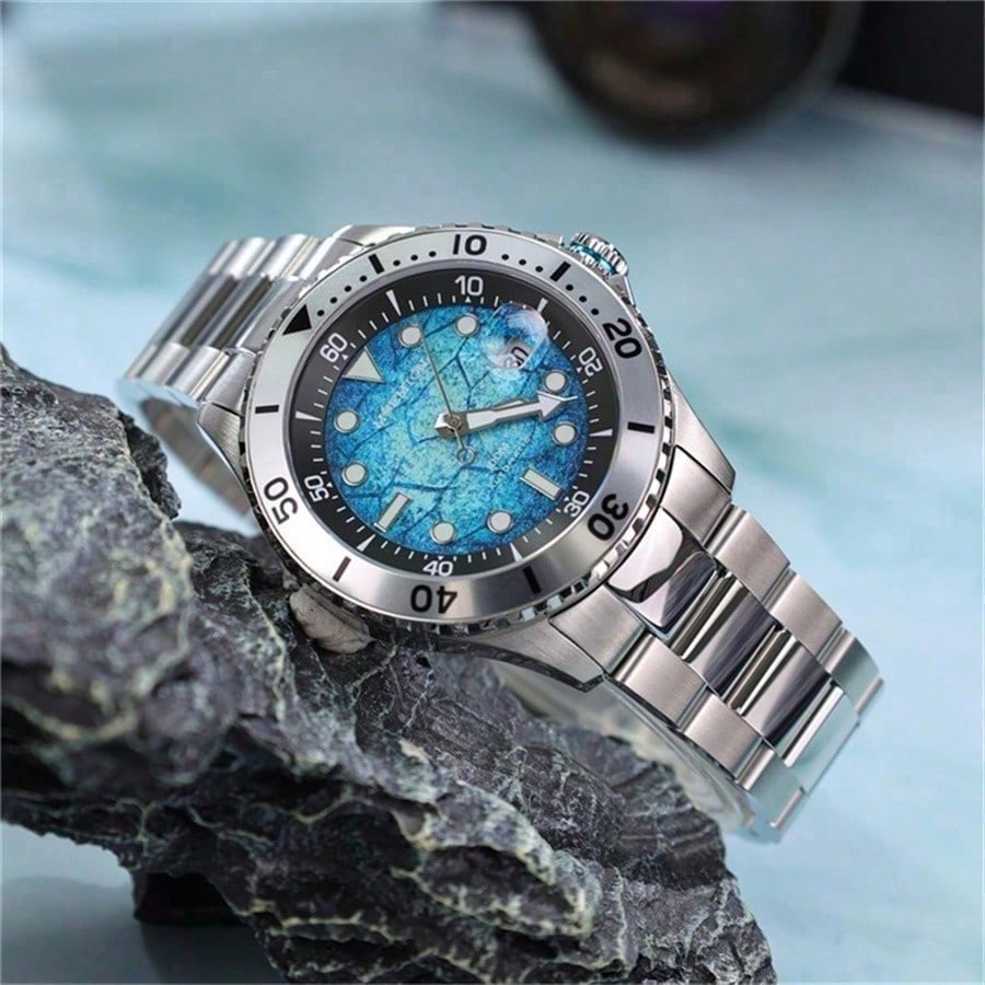 Moemton Men’s Mechanical Diving Watch Steel 100m M126.BSSA01
