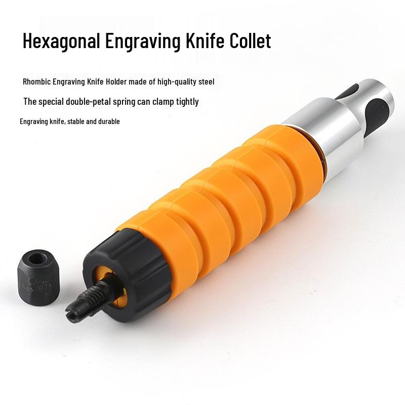 Electric Woodworking Carving Chisel Set with Grinder Attachments
