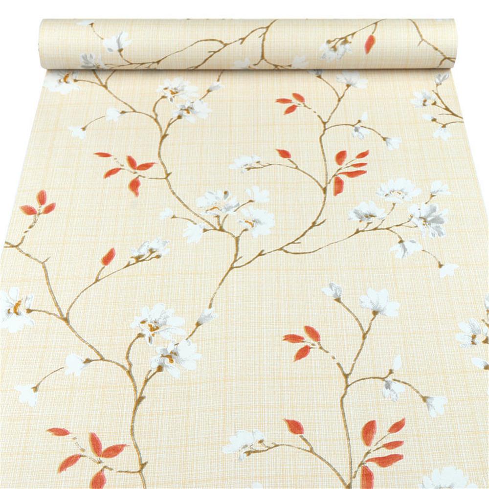 Floral Peel and Stick Wallpapers Green Self Adhesive Contact Paper Removable Waterproof Wallpaper For Bedroom Home Decoration