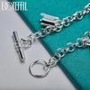 Braccialetto con ciondolo in argento, regalo per feste, gioielli romantici