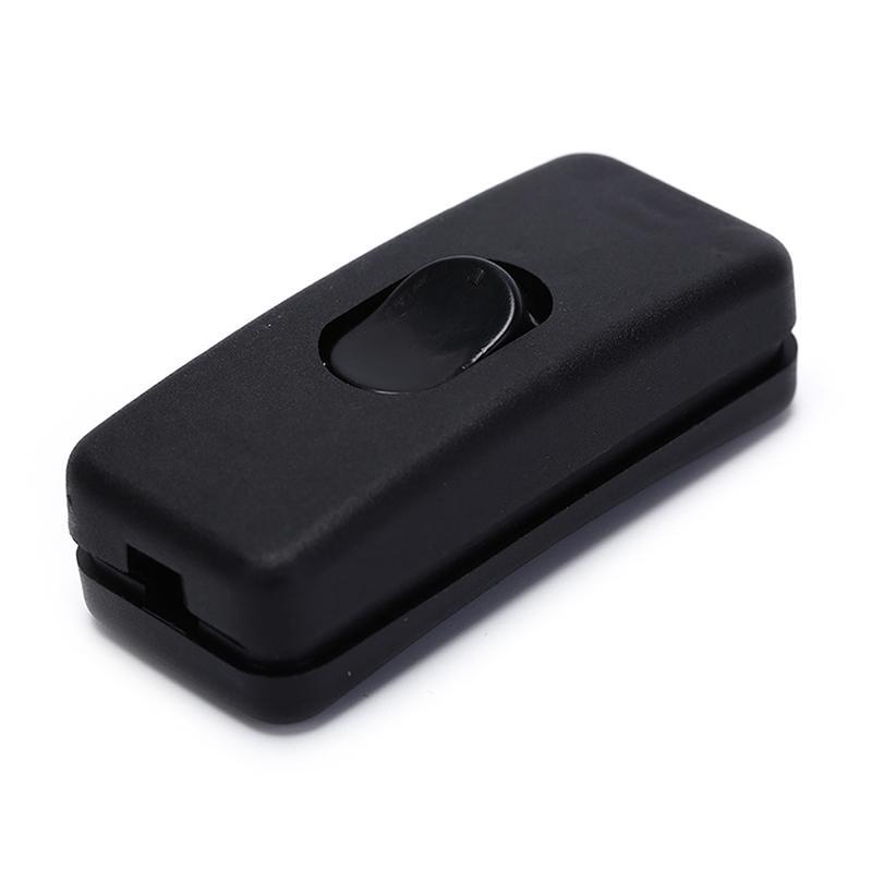 5 Teile/los Schwarz Auf/Off Tisch Lampe Schreibtisch Licht Kabel Kabel Schalter 110-250V