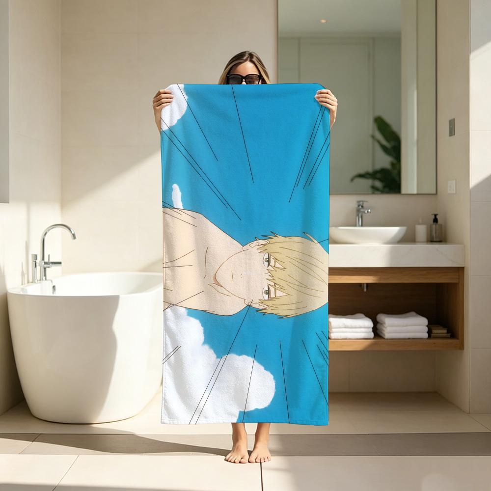 Anime C-Cool Doji D-Danshi Towel Microfiber soft Beach Towel for Travel Fitness Sauna Bathing Camping