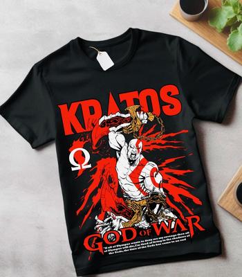 Tričko Bůh války Kratos Tričko Duch Sparty Unisexové tričko, dárek pro ni