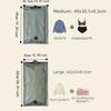 Dustproof Vacuum Compression Bag Reusable Luggage Clothing Organizer  Overnight Trip