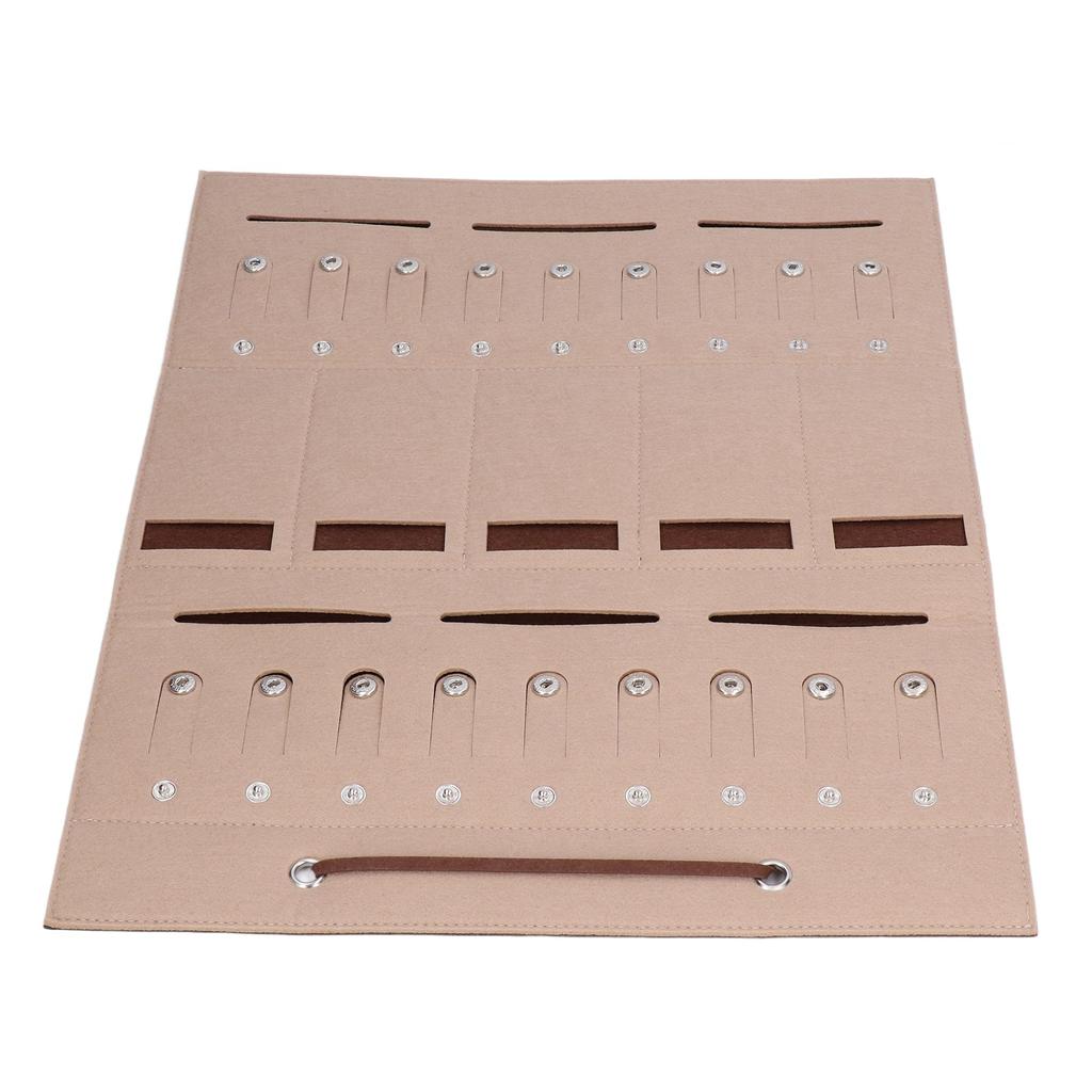 Zonnebril Opbergruimte Grote Capaciteit Duurzaam Draagbaar Eenvoudige Stijl Opvouwbaar Praktisch Lichtgewicht Hangende Organizer