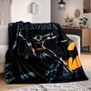 1pc Batman Blanket Lightweight Flannel Throw For Sofa, Bed, Travel, Camping, Livingroom, Office, Couch, Chair, And Bed