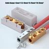 Large Current High Power Splitter Conductor Brass Fast Connector Quick Terminal Block  Electrical