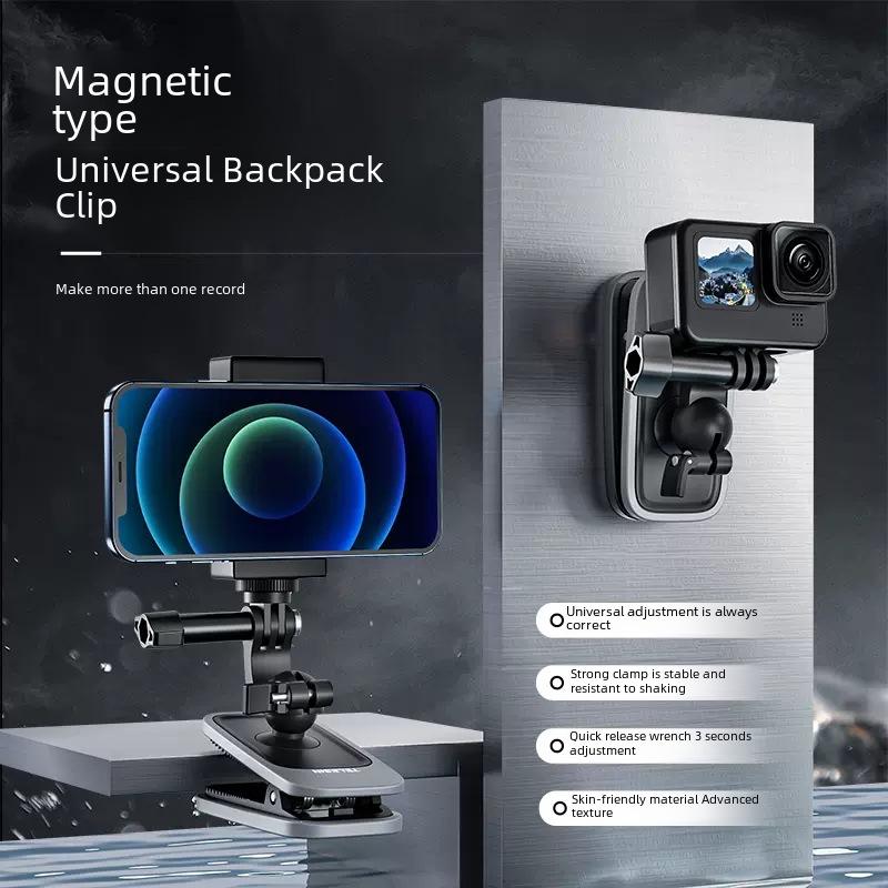 Gopro13 Magnetic Backpack Mount for 360 x4/x3/Acepro/DJI Action 5/4