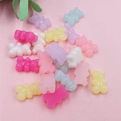 20gab ar rokām darinātas akrila materiāla krelles 11*18mm pērļošanas materiāli lāču rotaslietu izgatavošanas piederumi DIY kaklarotu aproču aksesuāri