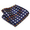 Men's Striped Jacquard Pocket Square for Weddings and Business Suits