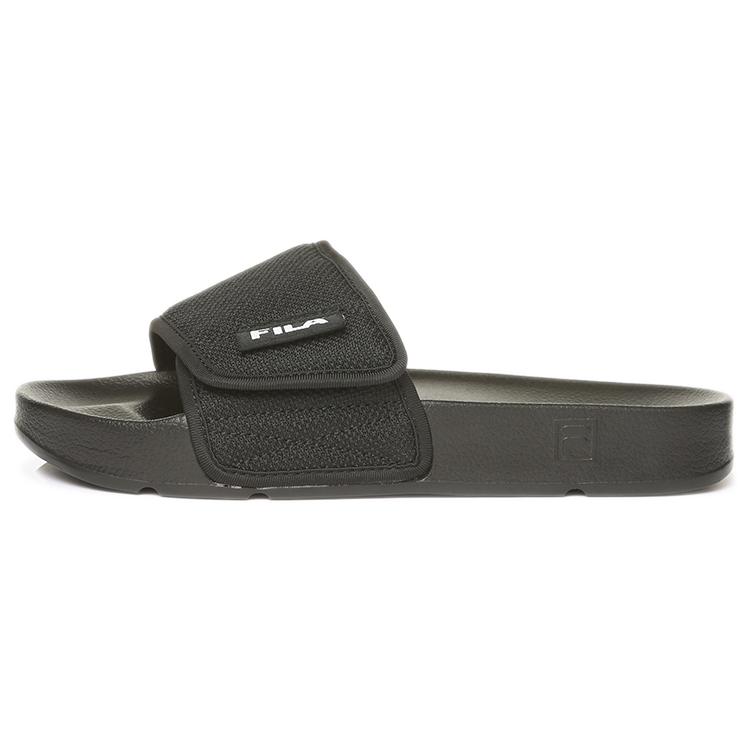 FILA DRIFTER Rubber Sole Slide Slippers Unisex Black Korean Style 1SM00814_013 220