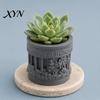 Removable Inner Basin Pot Mini Roman Column Planter, Vintage Embossed Flower Pot, Small Greek Split Tank Planter Pillar Shaped Plant Container