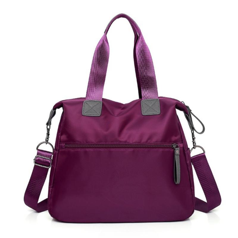 Bolso de Mano de Nailon para Mujer Bolso de Hombro Gran Capacidad Casual Bolso Cruzado