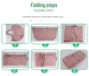 Eco-Friendly Foldable Shopping Tote with Buckle, Drawstring Closure, and Single Shoulder Strap