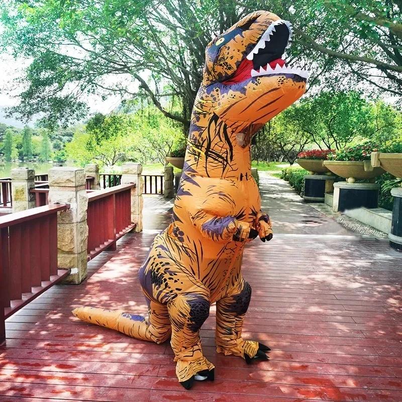 Nafukovací kostým Dinosaurus Nafukovací kostýmy Kostýmy T-rex Maškarní kostým Halloweenský kostým Kostým pro dospělé