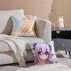 sSuper Sonico Pillow Anime Character Cushion Cover Throw Pillow Cover Hidden Button Durable Polyester Chair Cushion