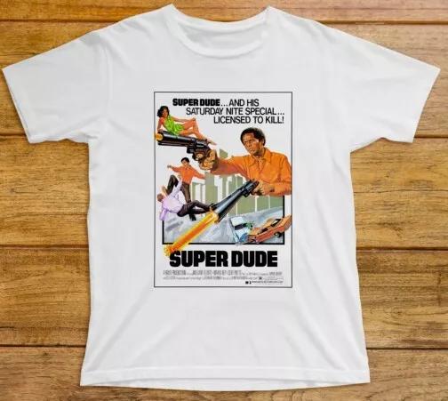 

Super Dude T Shirt 732 Poster 1970s Crime Movie Sugar Hill Hangup Truck Turner 2XL