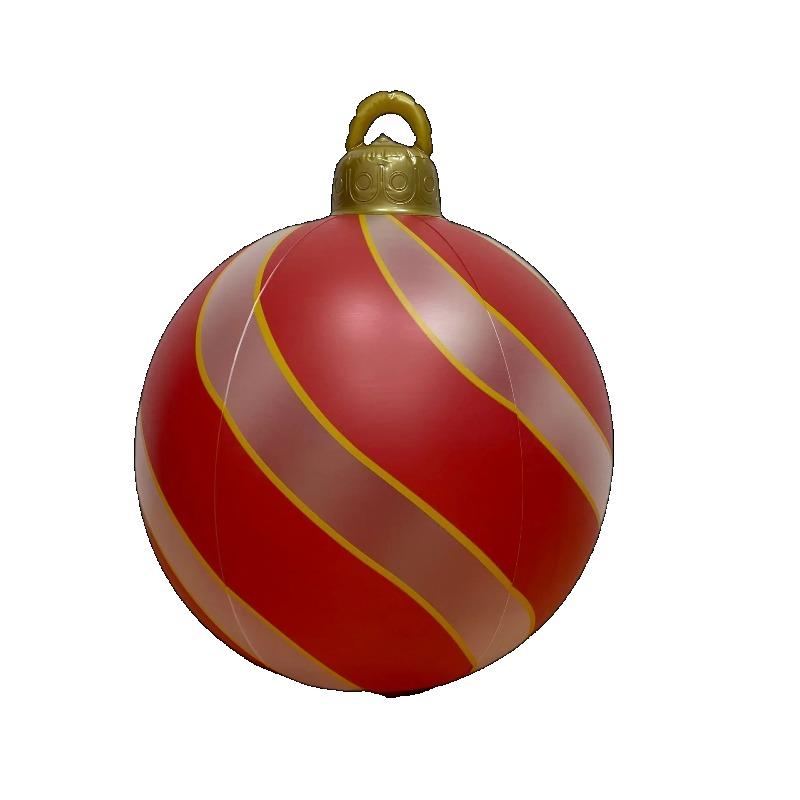 Weihnachten Aufblasbare Kugeln Outdoor Hofschmuck Feiertagsparty Dekoration Weihnachtsbaum Hängend Innen Außen Festival Dekorationszubehör