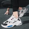 2024 autumn new men's shoes running versatile sports casual shoes youth platform wear-resistant fashion dad trendy shoes