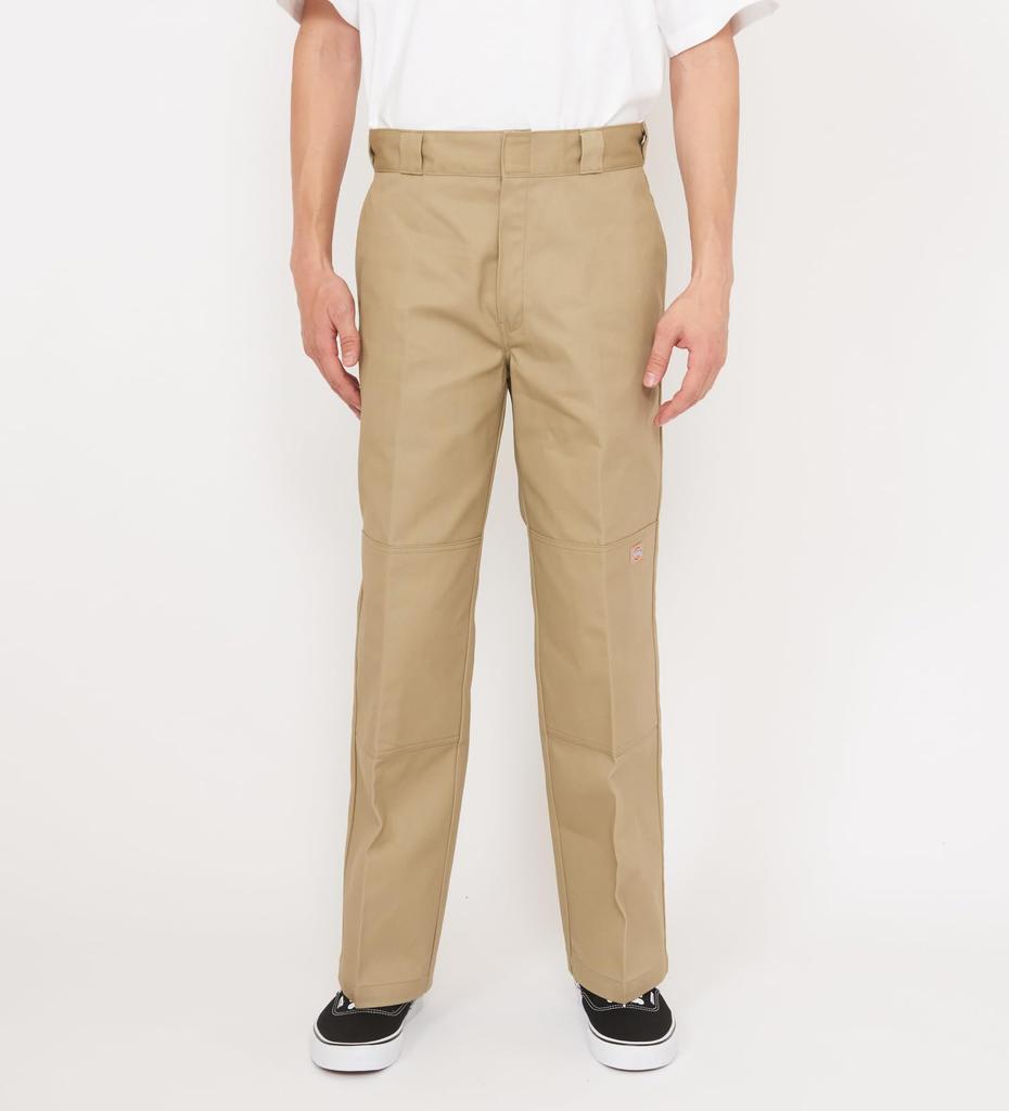 Dickies Work Pants Double Knee Loose Fit Khaki 36 85283 DB0009-0014-32