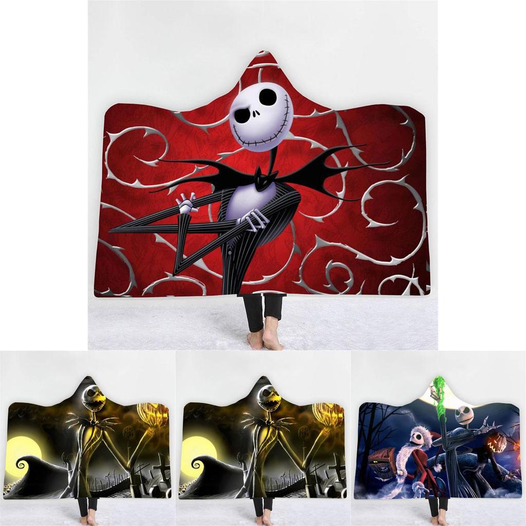 Cozy And Soft The Nightmare Before Christmas Hooded Blanket For Ultimate Comfort