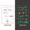 In-Stock Luminous Christmas Temporary Tattoo Stickers for Holiday Party & Window Decoration Gifts