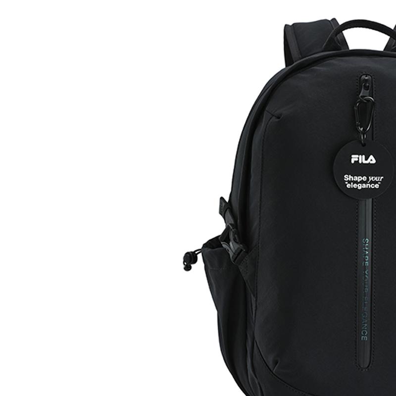 FILA Fashion Casual Commuter Classic Fabric Mini Backpack Women backpack Deep-Black A13W521163FBK