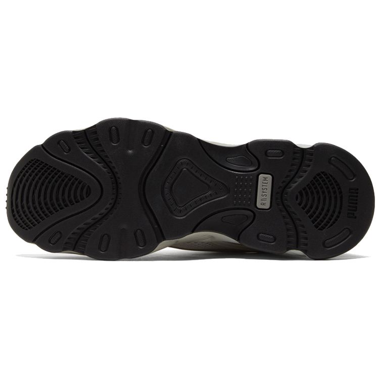 Puma Rs-Connect Retro Fabric Shock Absorption Non-Slip Wear-Resistant Mid-Top Casual Running Shoes Unisex Sneaker Gray Black 383425-02