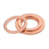 Marine Instrument Copper Gasket Ring: Pure Red Copper Sealing Washer, M3-M60mm.