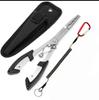 Multifunctional Stainless Steel Fishing Tool: Hook Remover, Line Scissors, Control Pliers, and Lure Pliers
