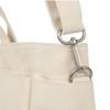 KANGOL Tumbler Canvas Medium Tote Bag Ivory 3813
