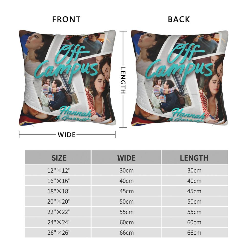 Decorative Pillowcases Off Campus Tv Series Merchandise Home Pillow Case Cover Square Style Multi Size