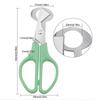 Durable Multifunction Kitchen Tools Stainless Steel Blade Quail Egg Shell Scissors Cigar Cutters Rust Resistant