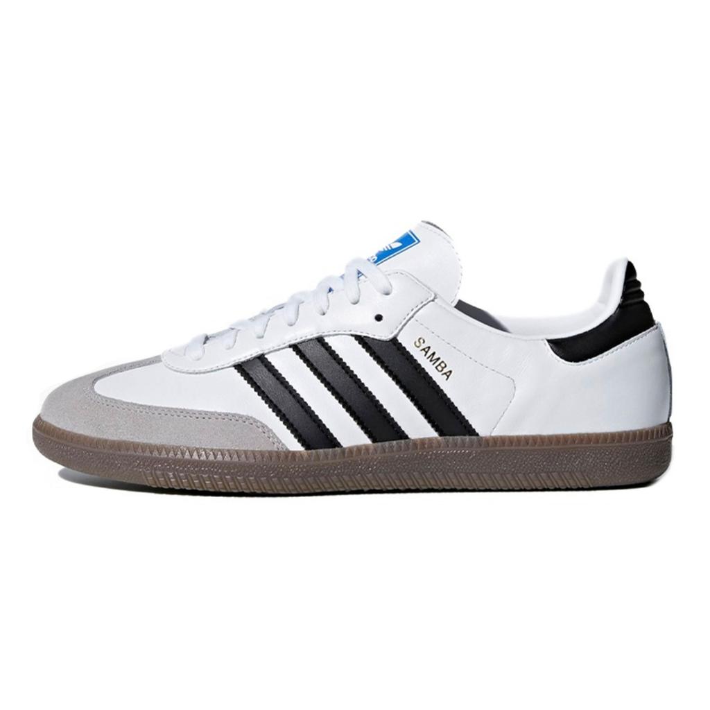 Adidas Originals SAMBA OG Low top Skateboard Shoes Unisex White B75806(Team49-)