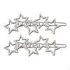 2 Pcs Star Barrette Hair Clips Hairpins Snap Clamp for Women, Girls