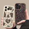 Creative Leopard Print Case For iPhone 17 Pro Max Shockproof Bumper Soft Cover For iPhone 16 15 14 13 Pro Max 16E 17E