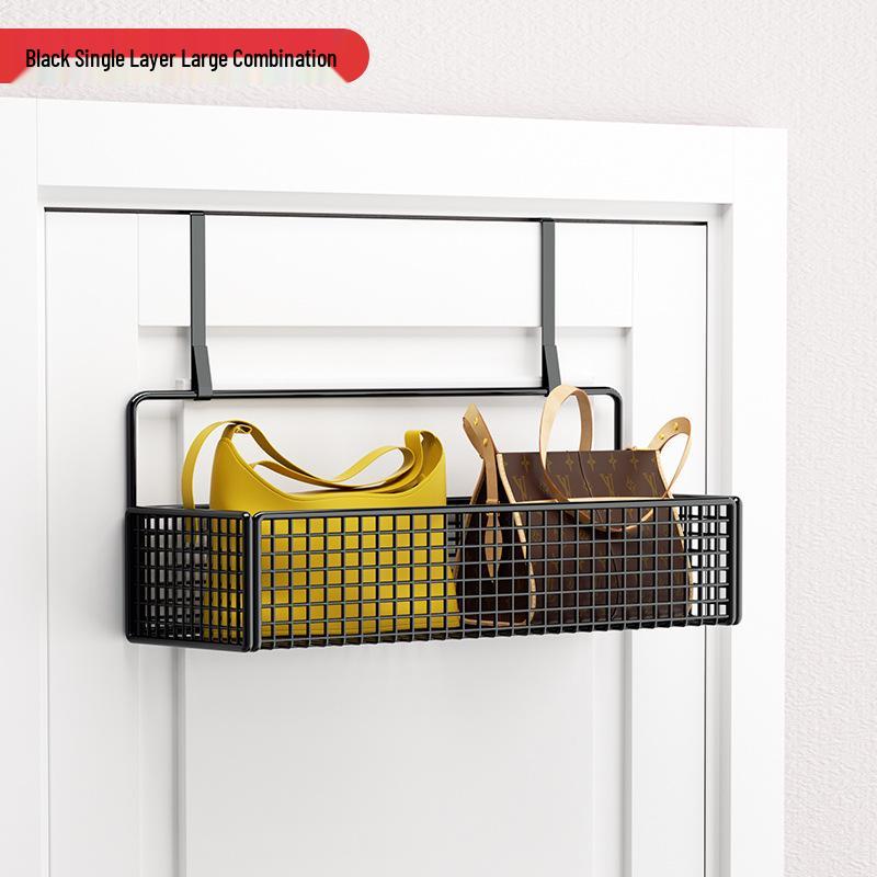 Wall-Mounted Entryway Storage Rack for Bedroom Doors