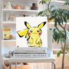 Panel de Lona de Pokémon Pikachu 30cm x Mediano [Art Deli] 30cm, Tamaño, POKE-2407-01