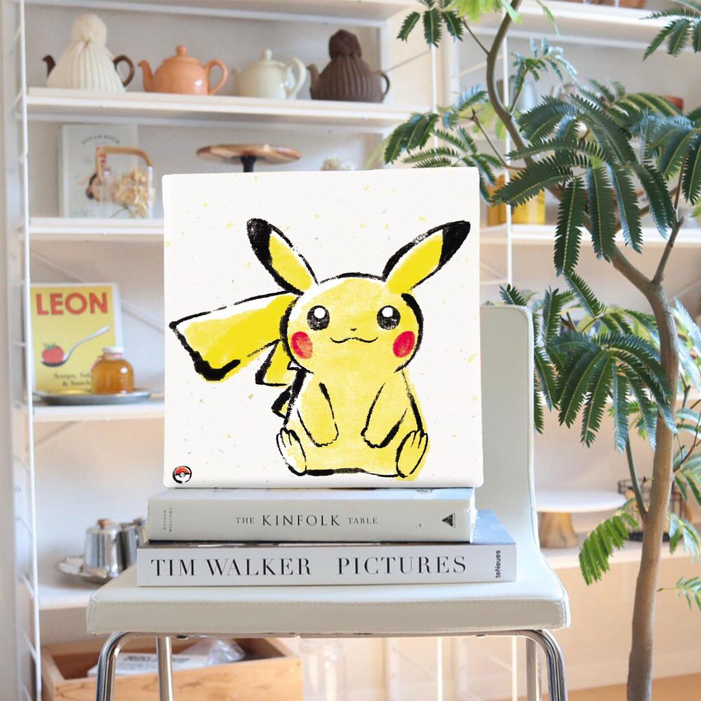 Panel de Lona de Pokémon Pikachu 30cm x Mediano [Art Deli] 30cm, Tamaño, POKE-2407-01