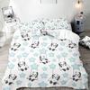 3 Niedliche Panda Bettwäsche-Sets 3D-Druck Tiere Panda Bettbezug Kissenbezüge Bettdecke Bettwäsche-Sets Schlafzimmer Dekoration