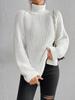 Knitted Sweater Mid Length Sweater Dress for Women
