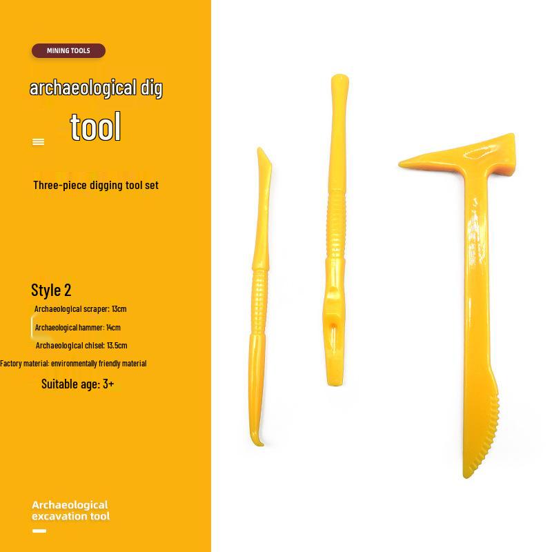 Archaeological Dig Toy Set: Excavation Tools & Accessories for Treasure Hunting