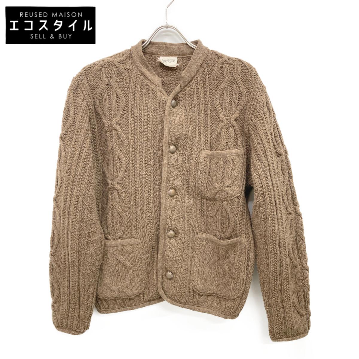 

45R 81080123 Brown Suffolk 908 Tyrolean Cardigan tops 2 BrownUsed