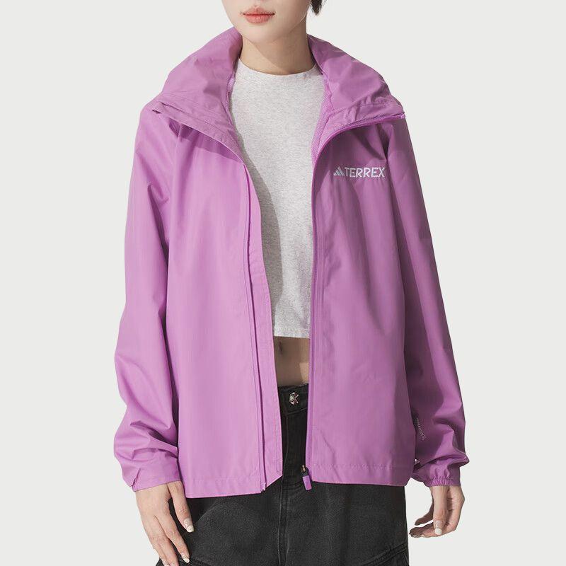 adidas Fashion Trend Comfortable Casual Running Fitness Training Waterproof Windproof Jacket Women Jacket JY0481