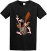 Short T Shirt Captain Caveman Cotton Fashion Cartoon Print
