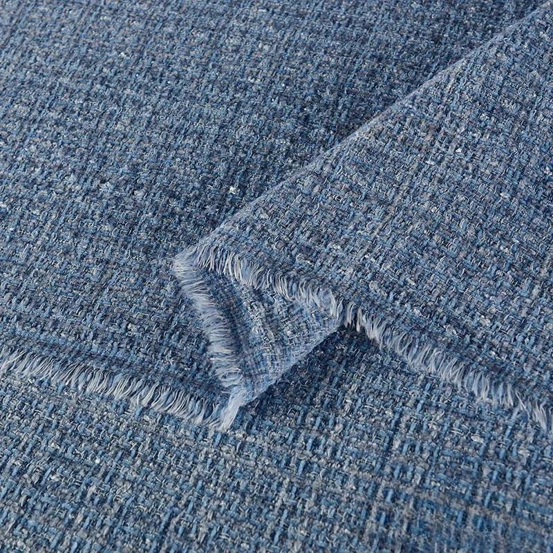 100x150cmLuxury Korean Style Tweed Fabric Dress for Coats Clothing Sewing Plain Soft Skin-friendly Cloth Needlework Drape