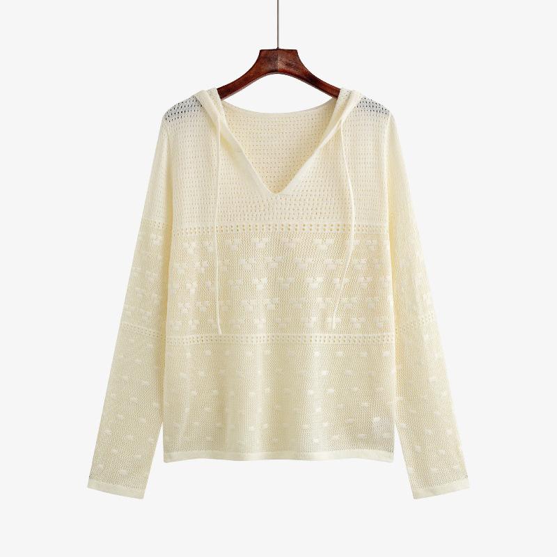 

Большие размеры женские топы с вырезами женские осенние свободные трикотажные толстовки с капюшоном 3XL абрикосовый