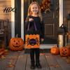 Non-woven Halloween Totes Candy Bag Cute Pumpkin Ghost Tote for Kids Spooky Festive Party Favor Cartoon Pattern Treat Bag Party Trick or Bags